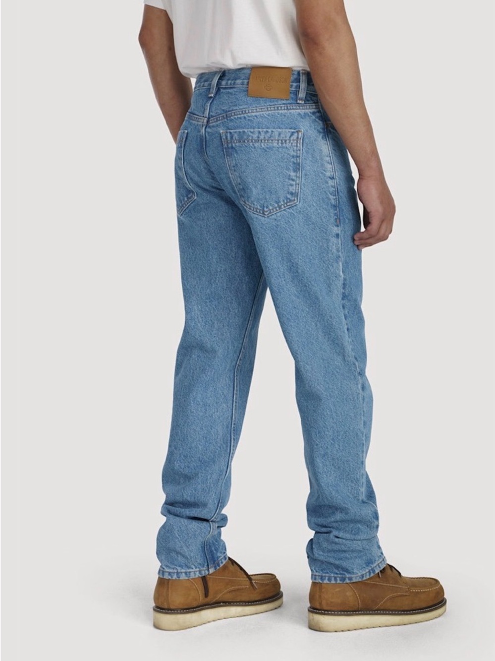 Harley-Davidson Traditional Classic Straight Men’s Jeans Light Blue Wash 44x30